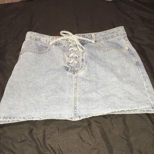 Denim skirt